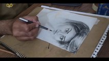 Charcoal Portrait Drawing Tutorial || How draw a Sketch || Face Sketching || Charcoal Drawing #Drawi