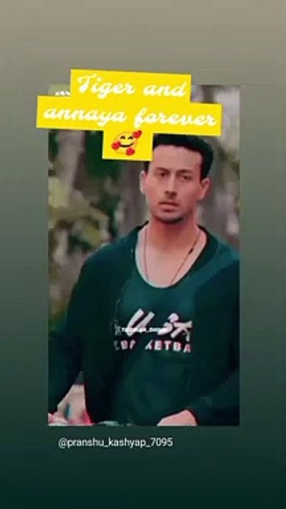 tiger shroff with aanya cute moments