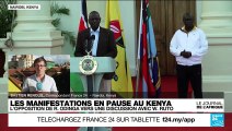 Les manifestations en pause au Kenya : l'opposition de Odinga vers une discussion avec Ruto