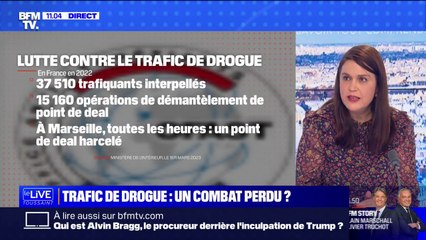 Tải video: En 2022, près de 160 tonnes de drogues ont été saisies, un niveau historique