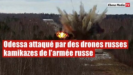 L'armée russe aurait lancé une attaque massive de drones sur le port d'Odessa