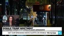 Donald Trump indictment: Ex-President arrives in NY ahead of court apperance