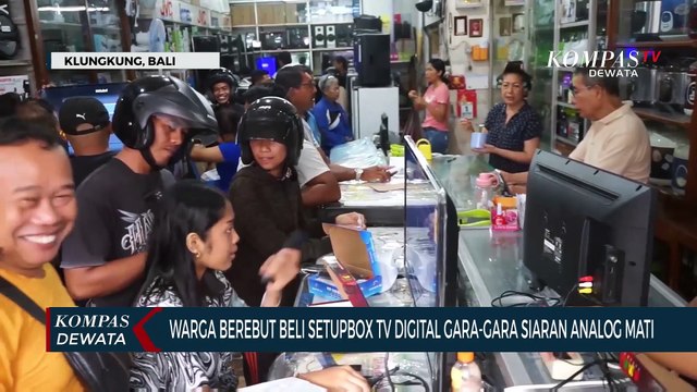 Siaran TV Analog Mati, Warga Berebut Beli Set Top Box
