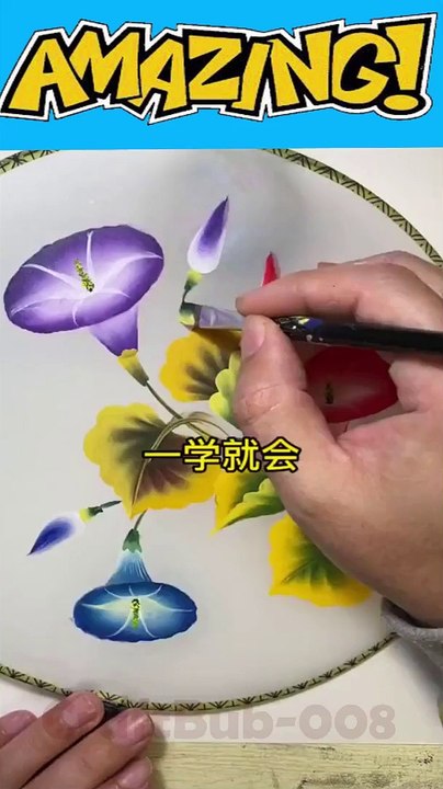 Easy Acrylic Painting 841 | How to paint Flowers | Painting Tutorials