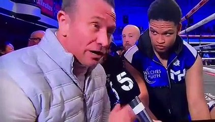 Matty Harris interview after Milos Veletic fight on Friday March 31 2023.