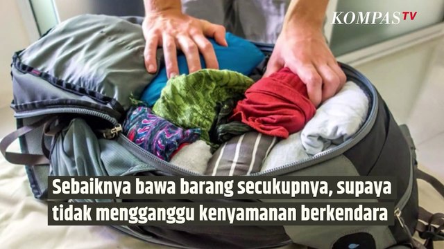Tips Atur Barang di Motor buat Mudik|SINAU