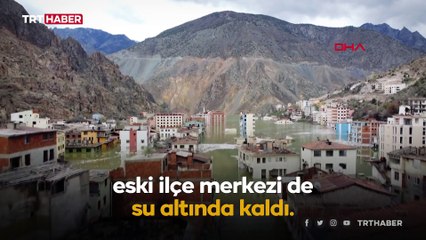 Suya gömülen ilçeye son bakış