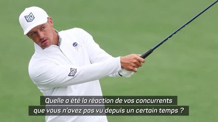 Masters - DeChambeau, membre du circuit LIV Golf : "Les fans m'encouragent toujours autant"