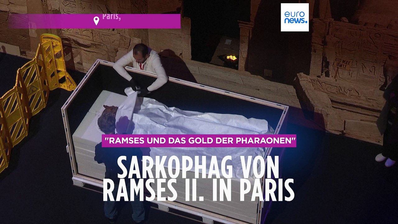 'Ramses und das Gold der Pharaonen' - Paris ist die einzige Station der Ausstellung in Europa
