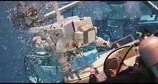 Entrenamiento de caminata espacial submarina (Agencia Espacial Europea - ESA)