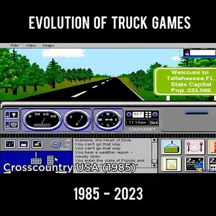 Evolution OF Truck Games 1985-2023