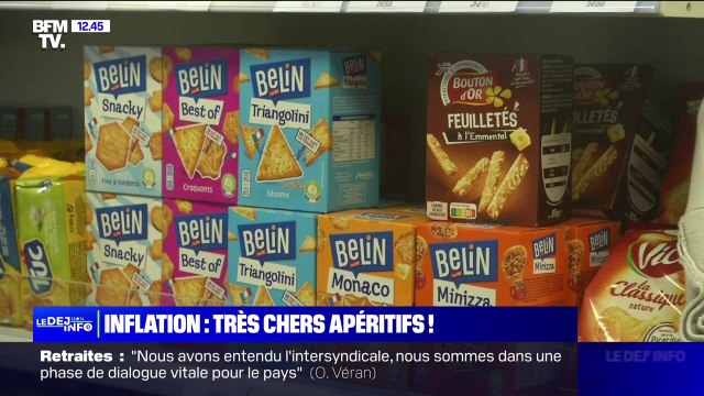 Inflation: 51% des Français n'achètent plus de biscuits apéritifs