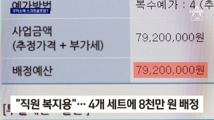 구치소에 ‘세금 들여’ 직원용 실내골프장을?