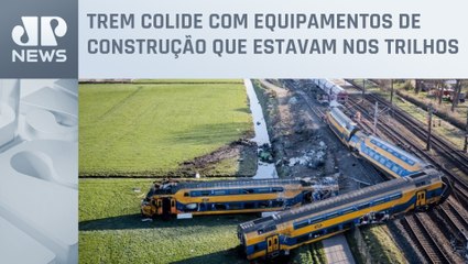 Acidente de trem na Holanda deixa um morto e dezenas de feridos