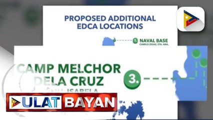 DND, ikinatuwa ang bagong 4 na EDCA sites na itatayo sa bansa