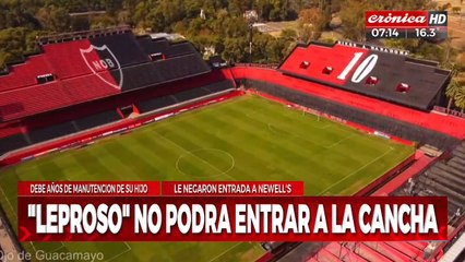 No podrá entrar a la cancha por no cumplir con la cuota alimentaria