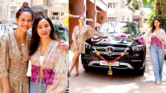 Neha Sharma and Aisha Sharma Purchase a New Vehicle