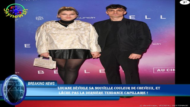 Louane dévoile sa nouvelle couleur de cheveux, et lâche pas la dernière tendance capillaire !