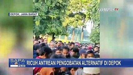 Warga Pingsan Berebut Masuk Area Pengobatan Alternatif Ida Dayak di Depok
