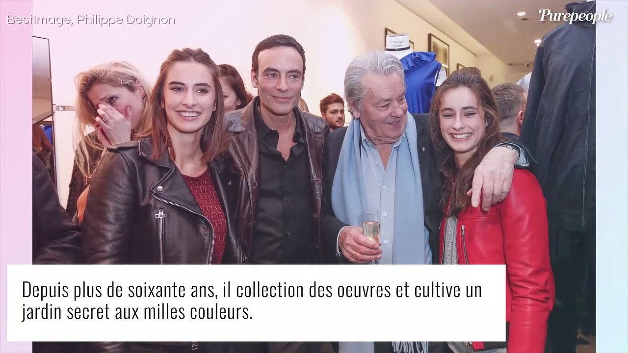 Alain Delon, son jardin secret bientôt exposé aux yeux de tous, sa fille Anouchka "infiniment heureuse"