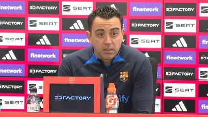 Xavi: "Que haya una guerra futbolística, nada más"