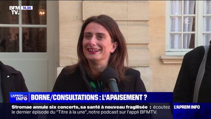 Marine Tondelier (EELV): "Il n'y aura pas de paix sans retrait" de la réforme des retraites