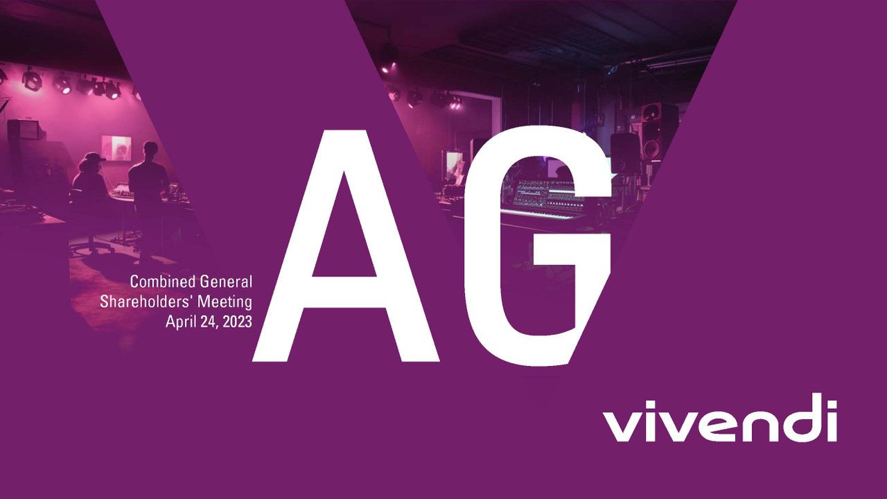 Vivendi’s 2023 Shareholders’ Meeting on April 24, 2023