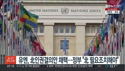 유엔, 北인권결의안 채택…정부 "北 필요조치해야"