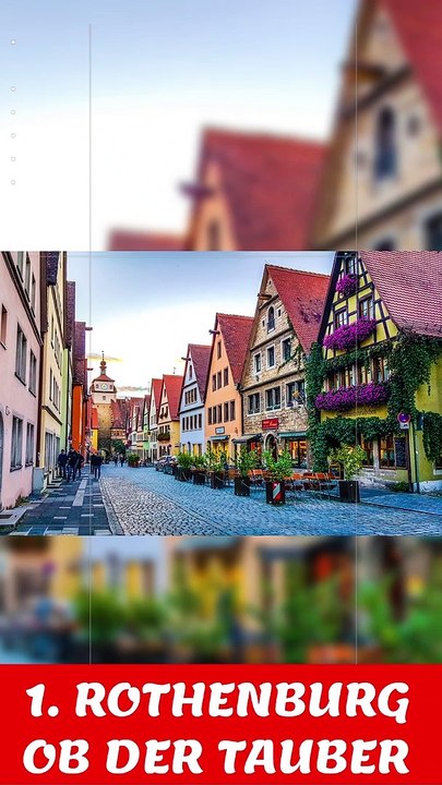 Most Gorgeous Fairy Tale Towns in GERMANY - Part 1