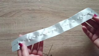How to make Satin ribbon Hair Clips _amazing trick fabric flower