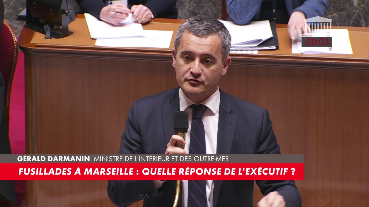 Gérald Darmanin : «J'ai renforcé, pour le mois de septembre prochain, les services d'enquêtes de la police judiciaire à Marseille»
