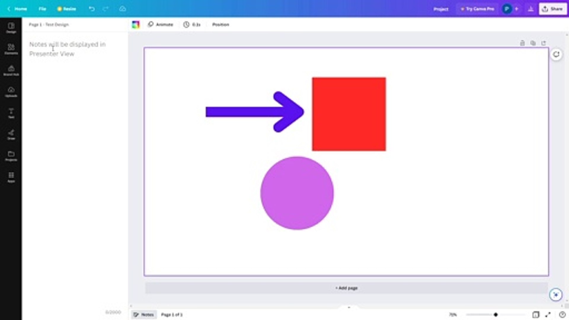 Canva Course Section 25 Page Notes