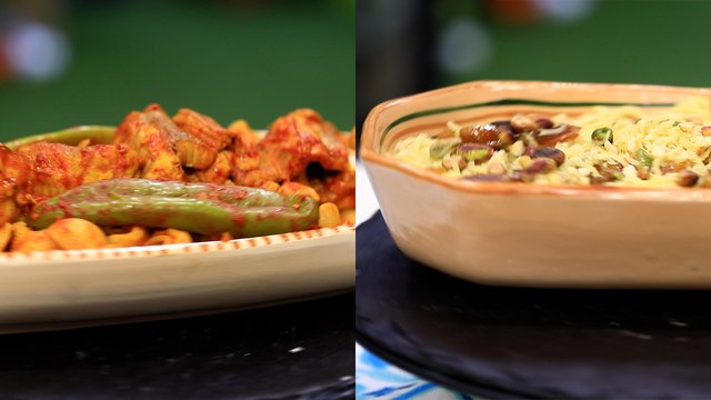 Pâtes tunisiennes au poisson (sfen), Rechta njara aux fruits secs - Koujinetna Haka Romdhan EP 13