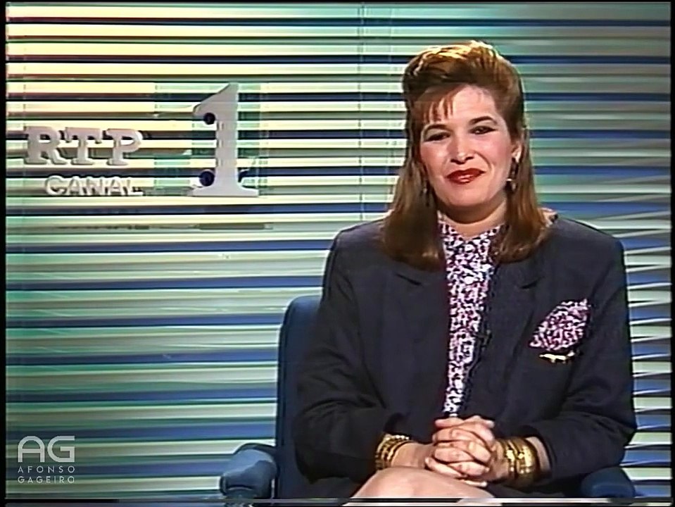 Fim de emissão RTP Canal 1 - 04/05/1990