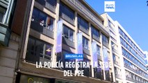 Agentes de policía belgas y alemanes registran la sede del Partido Popular Europeo en Bruselas