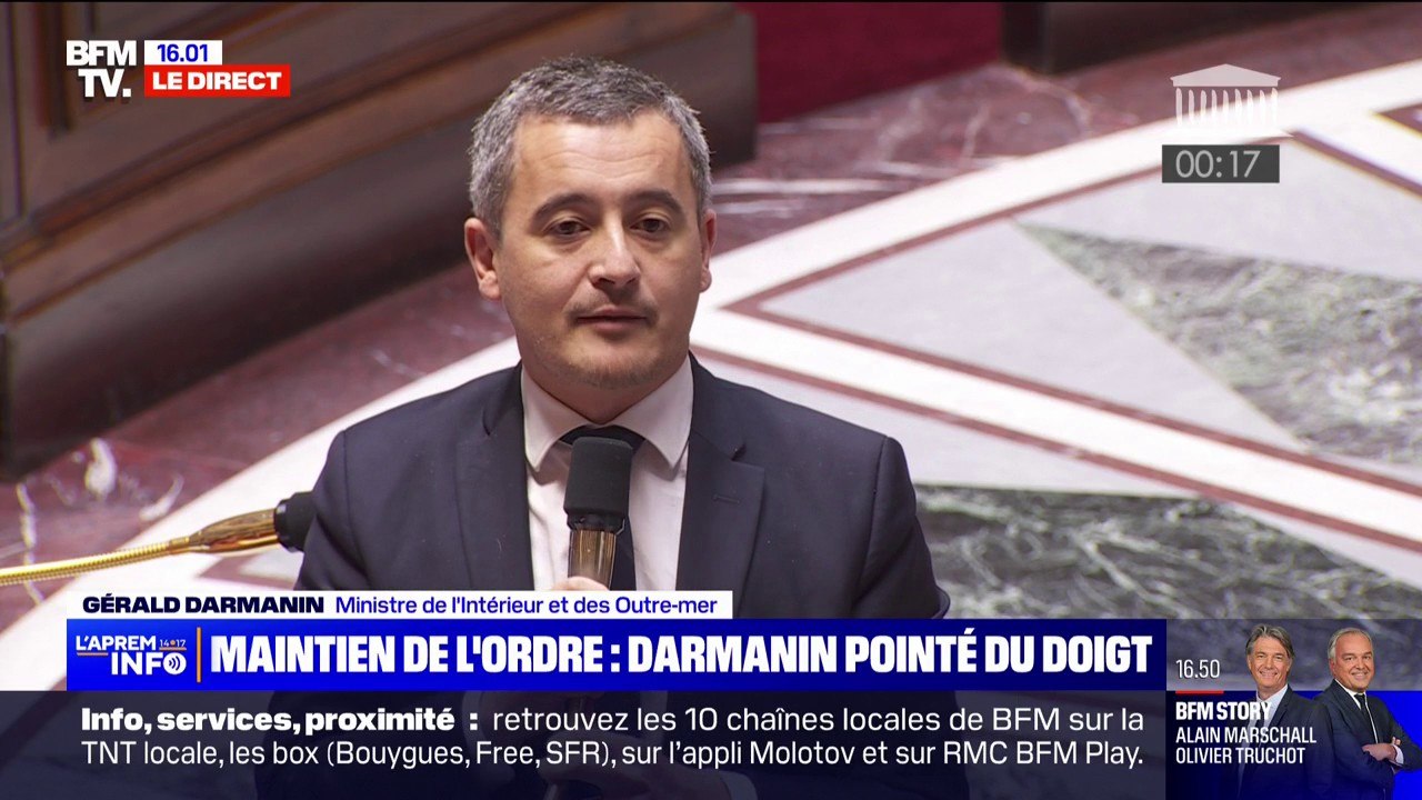 Gérald Darmanin: "L'ultragauche et l'ultradroite sont deux facettes d'extrémismes qui touchent la société française"