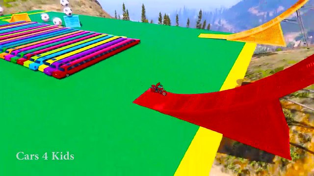 Kid LEARN FUN Spiderman Cartoon on Motor Bikes Cars Chasing And Avengers for Children