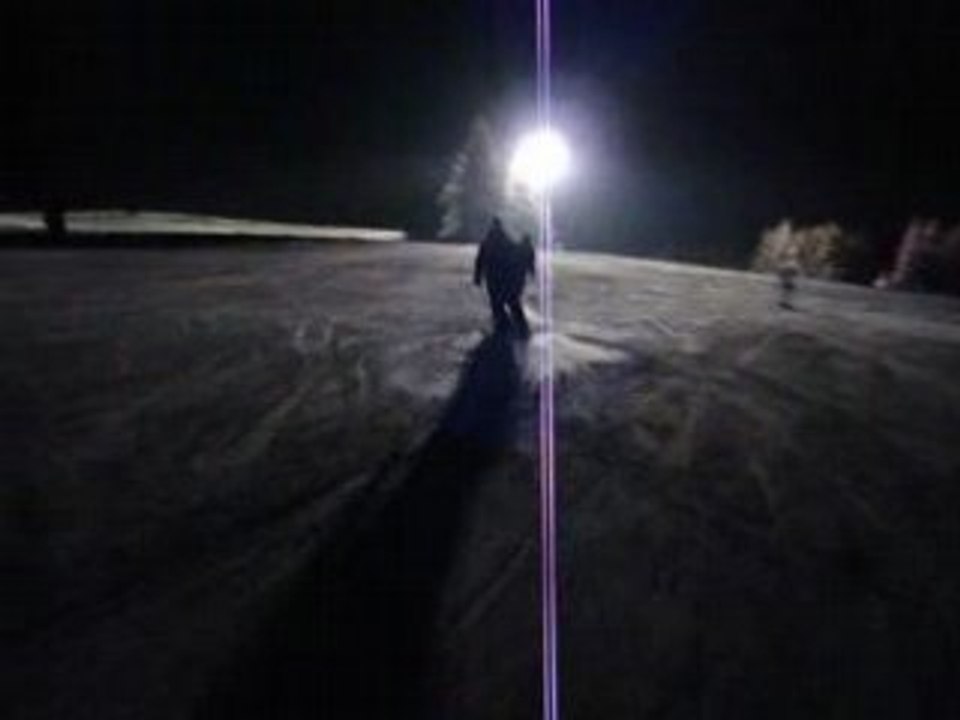 Ski nocturne quartier libre
