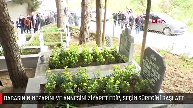 MUHARREM İNCE, BABASININ MEZARINI VE ANNESİNİ ZİYARET EDİP, SEÇİM SÜRECİNİ BAŞLATTI