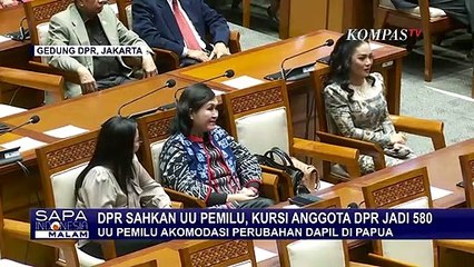 Perppu Pemilu Disahkan, Kursi Anggota DPR Tambah Jadi 580