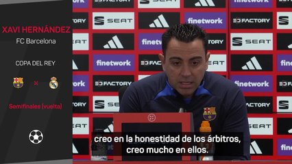 Xavi responde al vídeo de Real Madrid TV