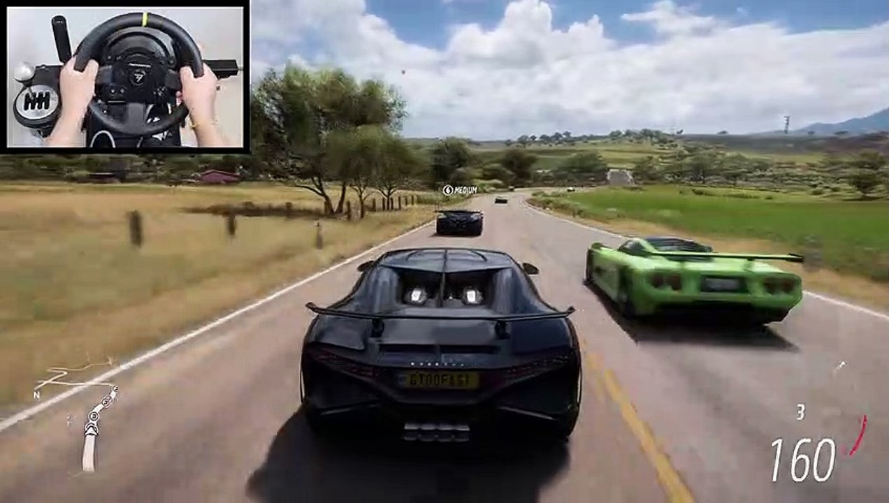 Bugatti Divo - Forza Horizon 5 _ Steering Wheel Gameplay(1080P_60FPS)
