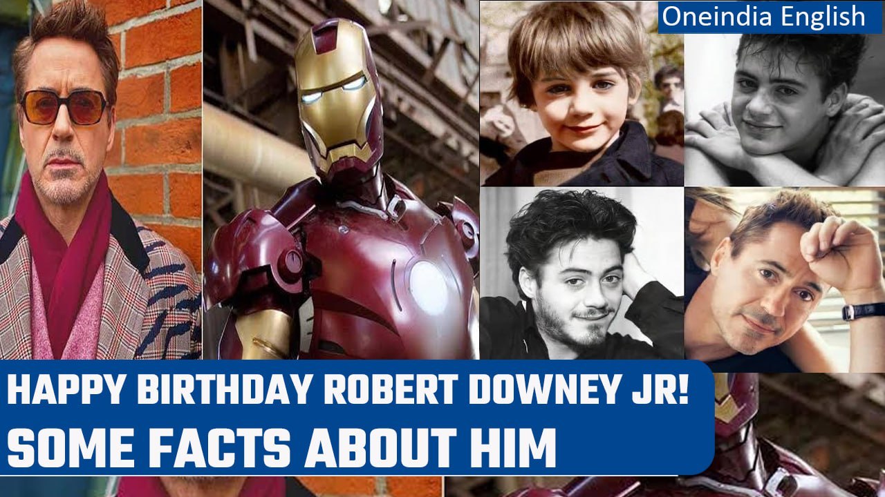 Robert Downey Jr, famously known as 'Iron-Man' turns 58, let’s know more about him | Oneindia News