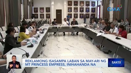 Reklamong isasampa laban sa may-ari ng MT Princess Empress, inihahanda na | Saksi