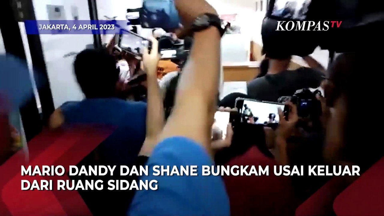 Ekspresi Bungkam Mario Dandy dan Shane Usai Jadi Saksi AG di PN Jakarta Selatan