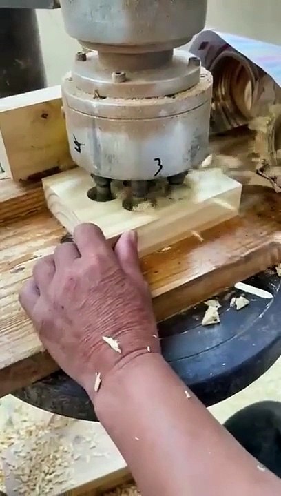 Woodworking Skills  #woodtok #woodworking #asmrsounds