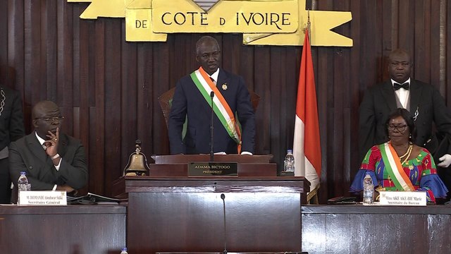 Ouverture officielle de la session ordinaire 2023 du parlement ivoirien