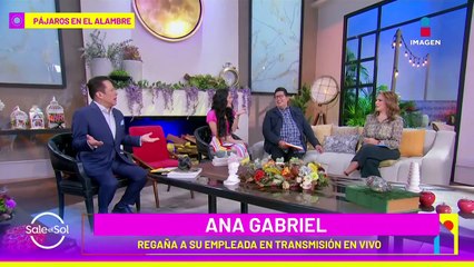 ¡Víctima de la tecnología! Ana Gabriel regaña a su empleada en transmisión en vivo