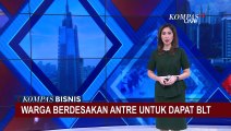 Warga Saling Desak-desakan untuk Cairkan BLT dan PKH, Antre Lebih dari 3 Jam!