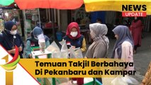 Badan Pengas Obat dan Makanan Pekanbaru Melakukan Uji Sampel Jajanan Takjil Ramadan.